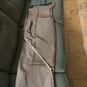 House of CB Taupe Strapless Maxi Bandage Dress